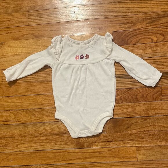 Girls 18 Month Long Sleeve Onesies 7-Piece Lot - Picture 2 of 15